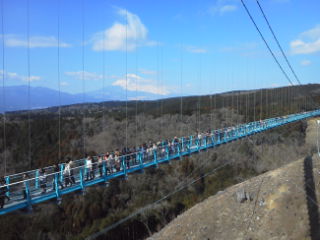 富士山と吊り橋